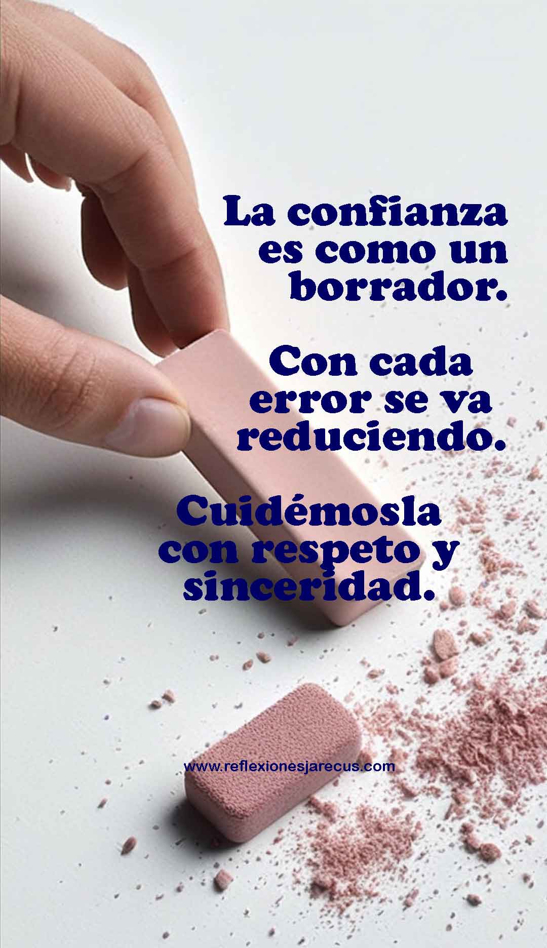 Imagen de un borrador parcialmente usado 