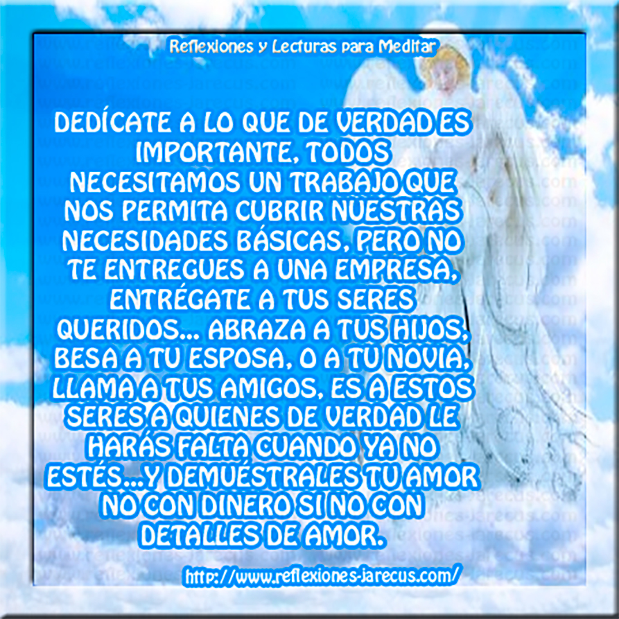 DEDICA TIEMPO A TUS SERES QUERIDOS