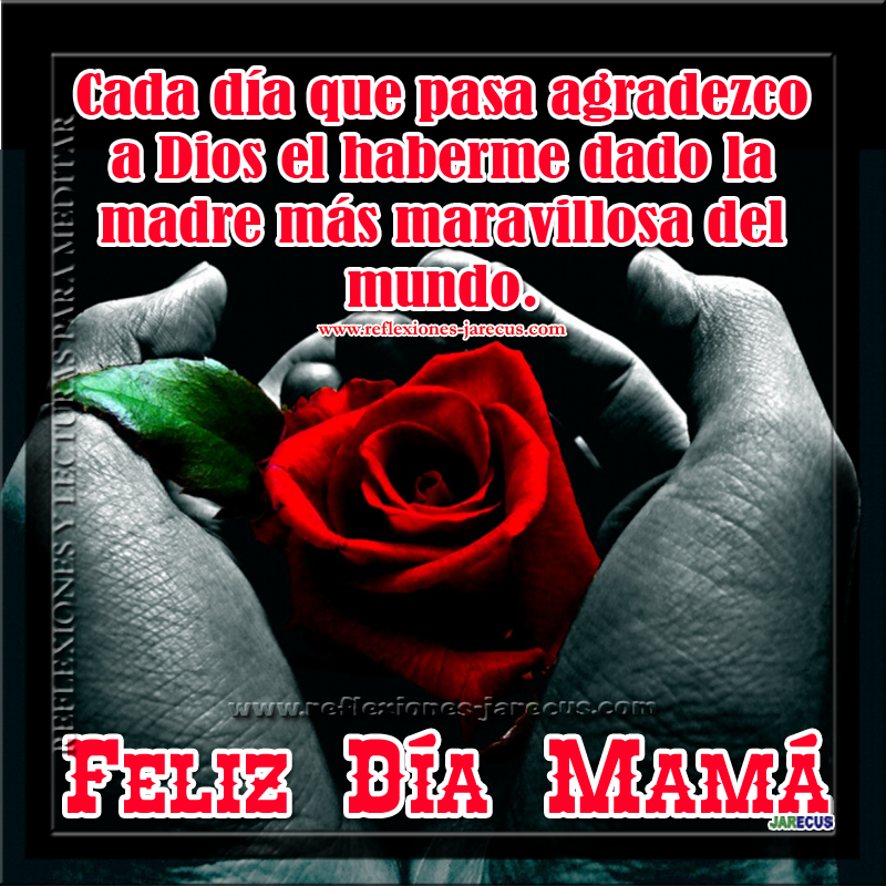 Feliz día a la madre más maravillosa