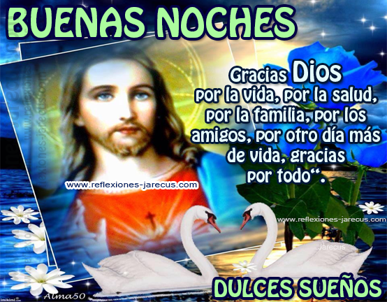 Gracias Dios por la vida, Buenas noches - Frases en imágenes