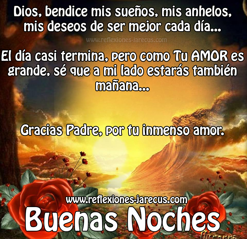Buenas noches, Dios bendice mis sueños