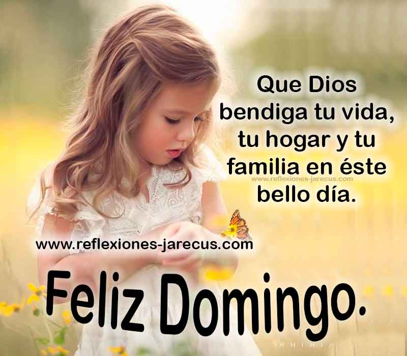 Dios bendiga tu vida, tu hogar, tu familia, tu trabajo y tus amigos en éste bello día Feliz domingo.