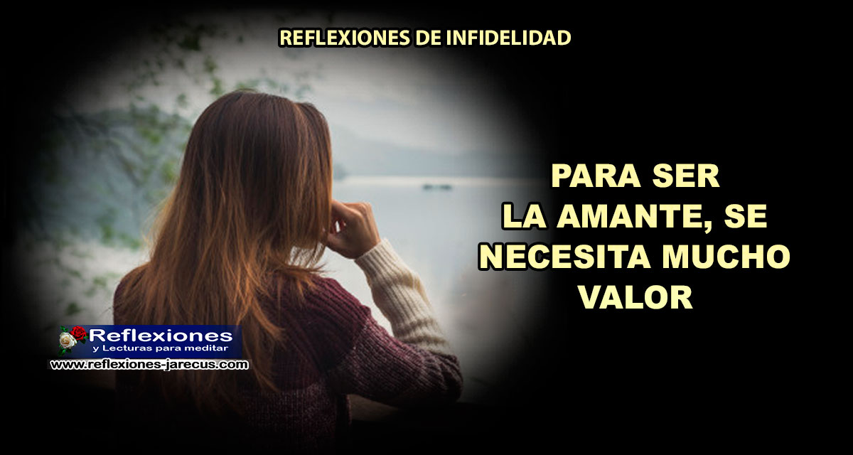 Para ser la amante, se necesita mucho valor, mucho cerebro y nada de amor Verás amiga mía, antes de que me ofendas quiero explicarte algunos pasos sencillos para JAMÁS, querer ir a pararte frente a la oficial. ¡No quieras quedar como una ridícula! No me malentiendas, alguna vez fui amante. Otra vez, fui a la que le montaron los cuernos. De ambas partes aprendí. Y sí, algo siempre me ha molestado, es que te creas más que a la que están engañando. ¡No lo hagas!