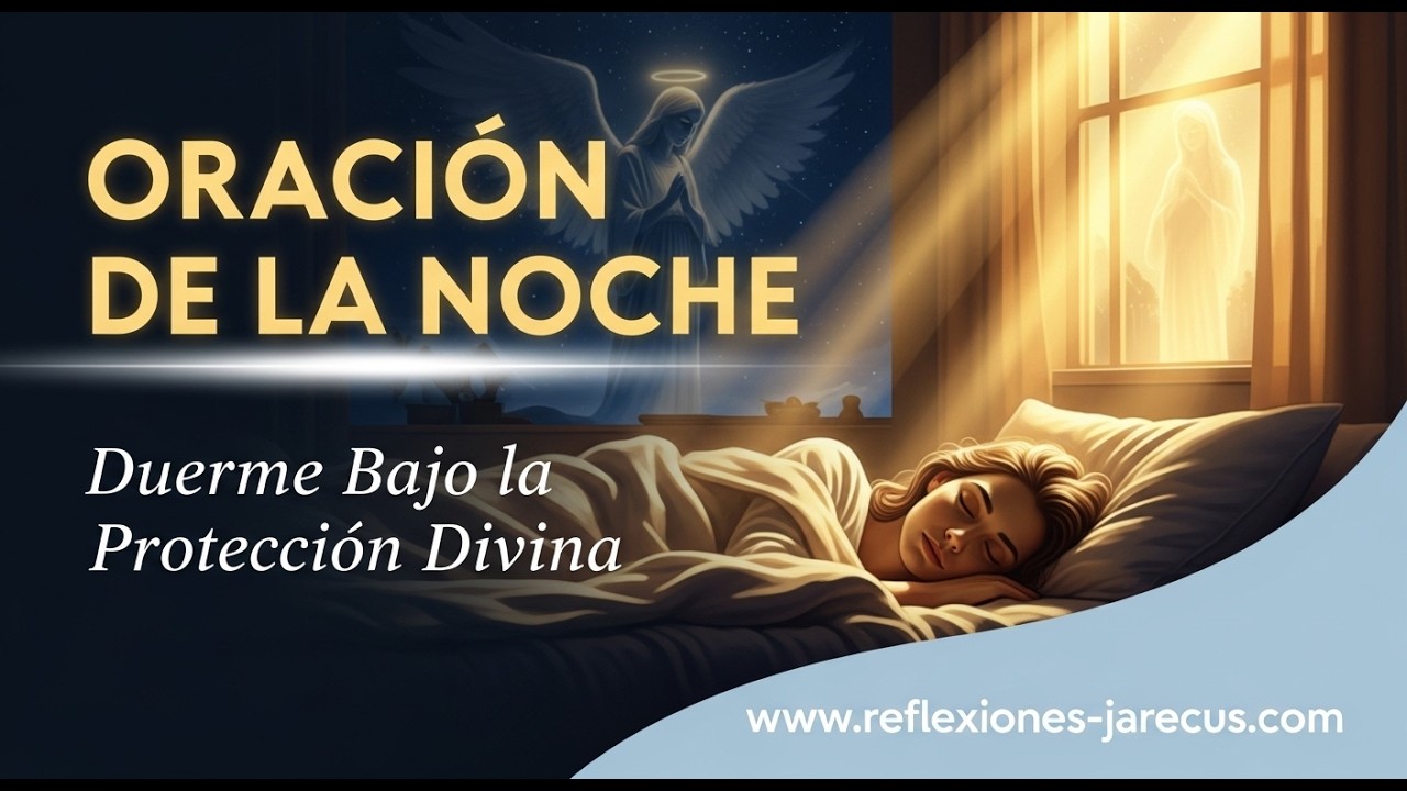 Oración de la noche para dormir bajo la protección divina con paz y fe.